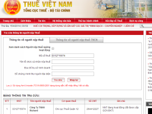 Mã số thuế