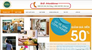 Website giặt thảm